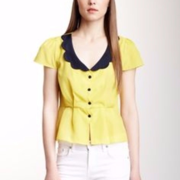 Anthropologie Tulle Blouse - Picture 2 of 3